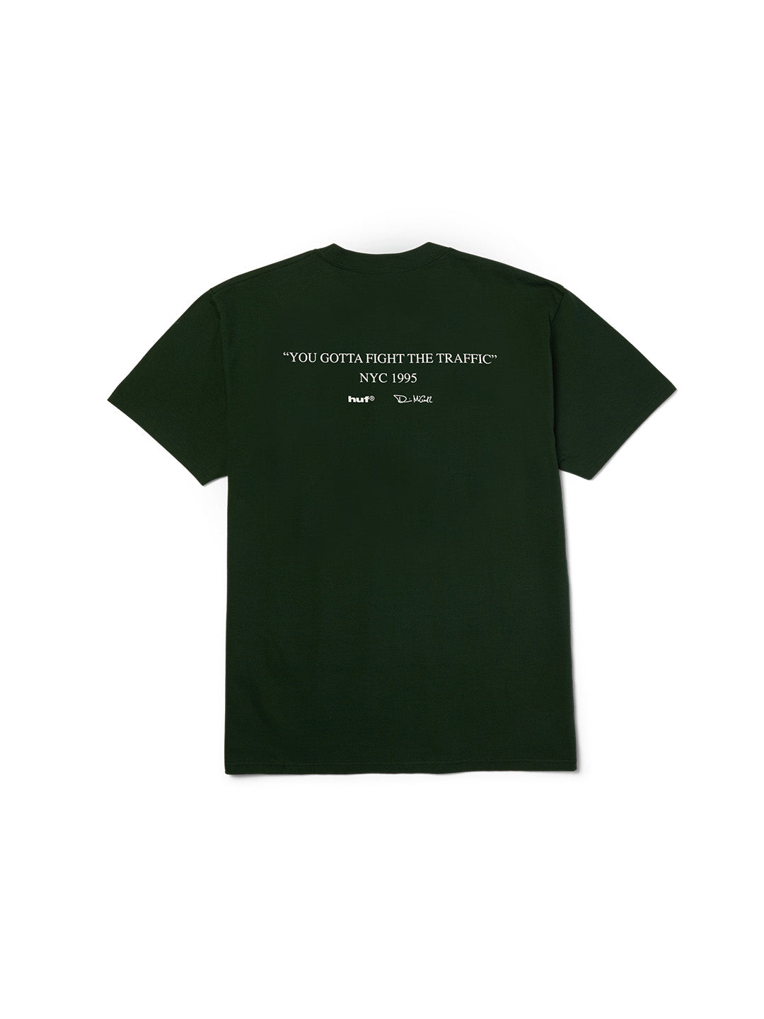 Fight The Traffic Tee Dark Green