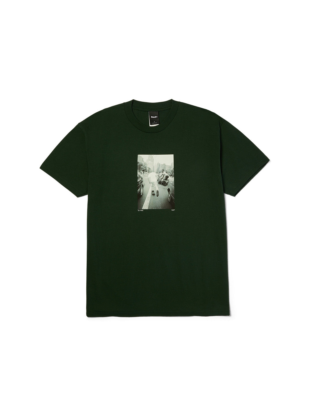 Fight The Traffic Tee Dark Green