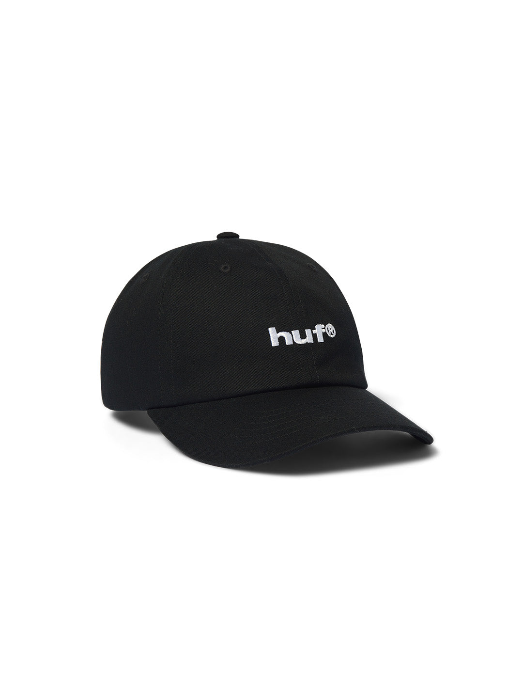 89 Embroidered 6 Panel Black