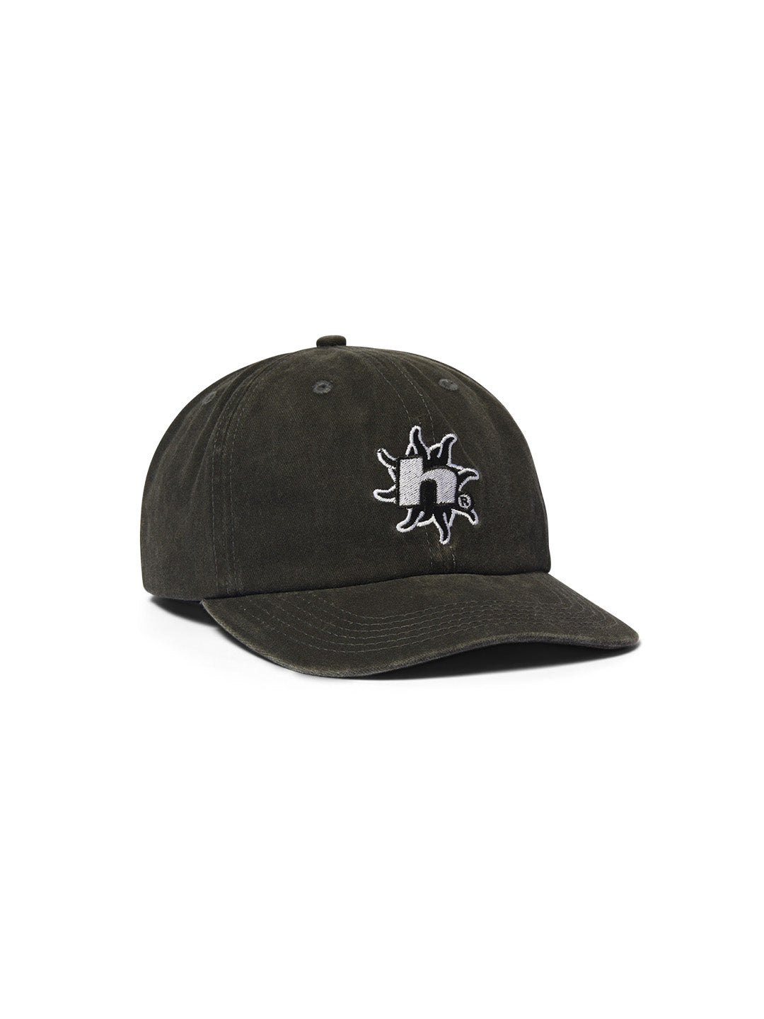Sol Denim 6 Panel Washed Hat Black
