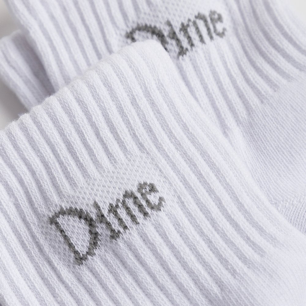 DIME CLASSIC 2 PACK SOCKS WHITE