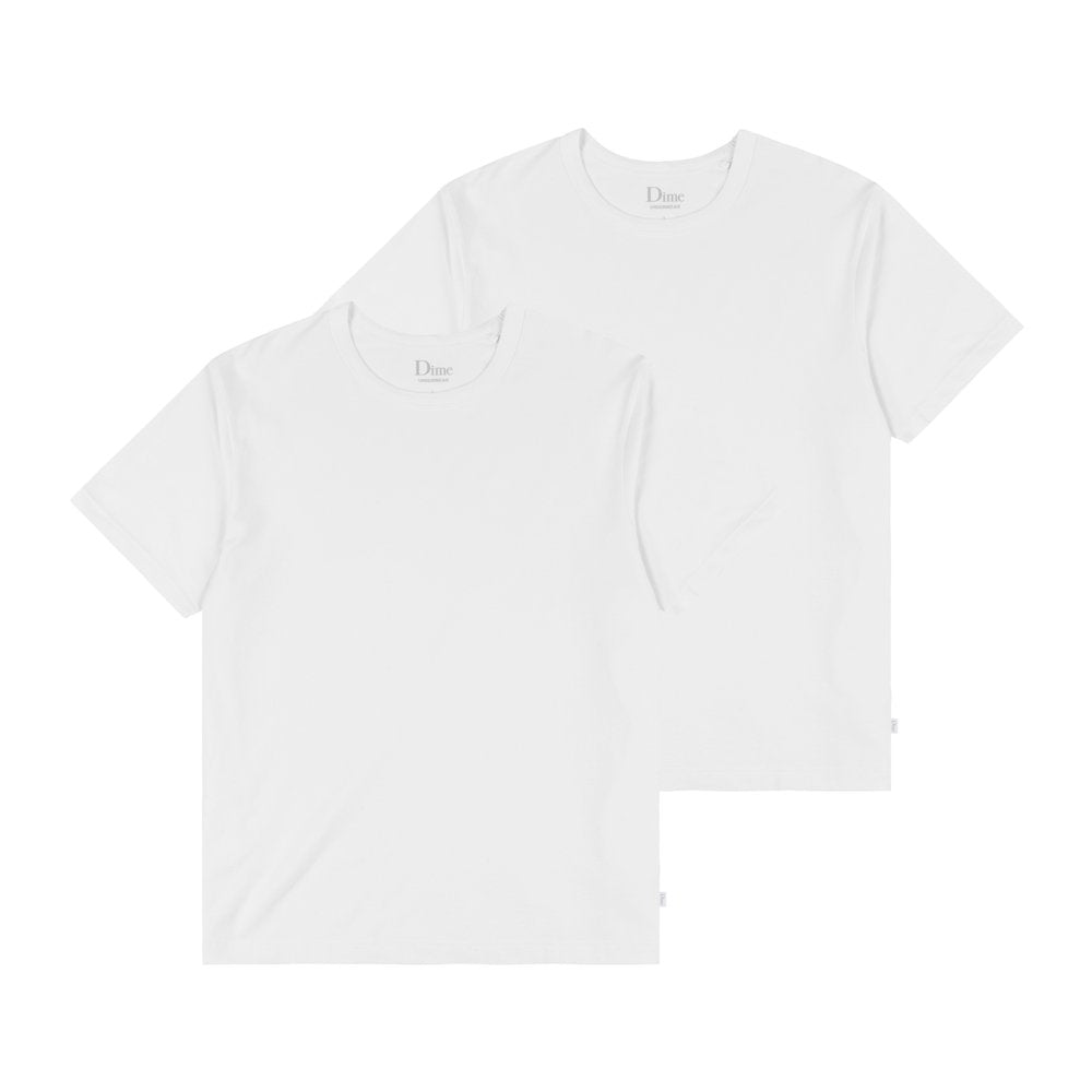 DIME CLASSIC 2 PACK UNDERSHIRT WHITE