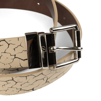 DIME REVERSIBLE LEATHER BELT KHAKI