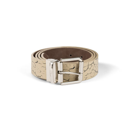 DIME REVERSIBLE LEATHER BELT KHAKI