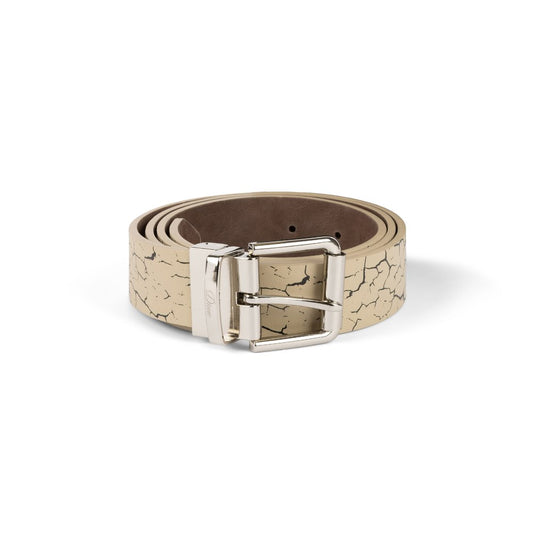 DIME REVERSIBLE LEATHER BELT KHAKI