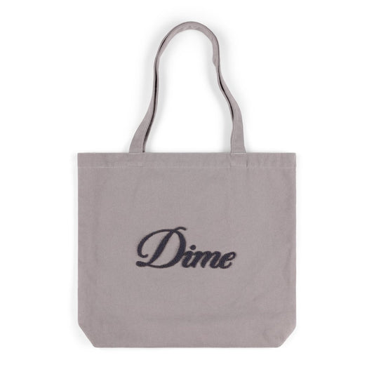 DIME CURSIVE CHENILLE TOTE BAG CREAM