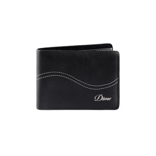 DIME CURSIVE BIFOLD WALLET BLACK