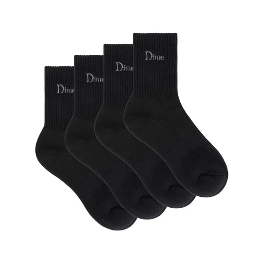 DIME CLASSIC 2 PACK LONG SOCKS BLACK