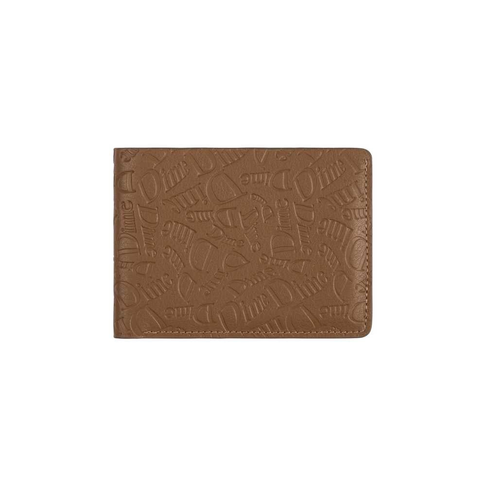 DIME HAHA LEATHER WALLET BROWN