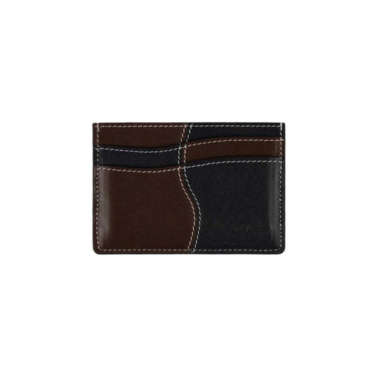 DIME WAVE LEATHER CARDHOLDER BLACK