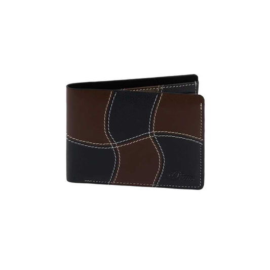 DIME WAVE LEATHER WALLET BLACK