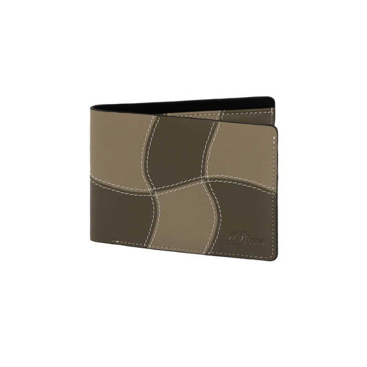 DIME WAVE LEATHER WALLET KHAKI