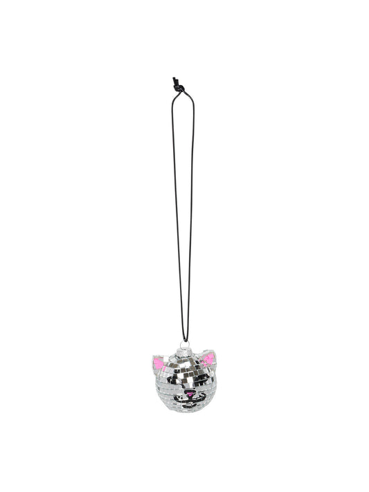 Nermal Disco Car Ornament Silver