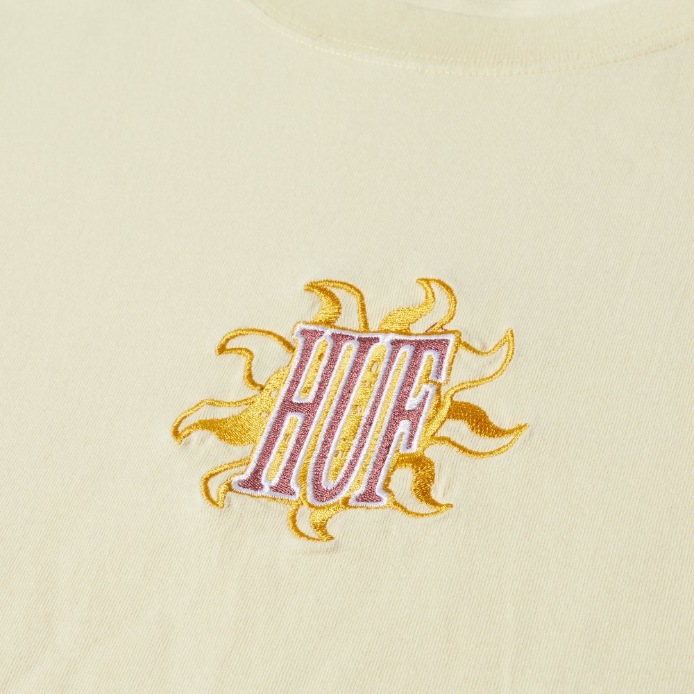 HUF APOLLO WASHED TEE CREAM
