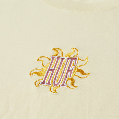 HUF APOLLO WASHED TEE CREAM