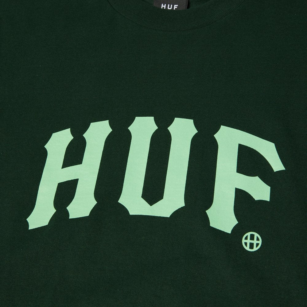 HUF ARCH TEE DARK GREEN