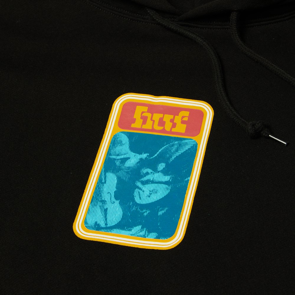 HUF BACKSTREET ANGELS HOODIE  BLACK