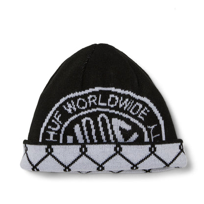 HUF TOKEN REVERSIBLE SKULL BEANIE BLACK