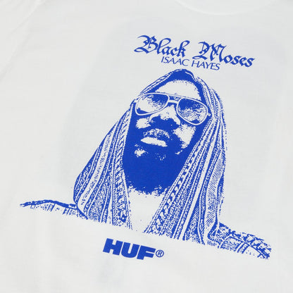 HUF X ISAAC HAYES BLACK MOSES HEAVYWEIGHT TEE