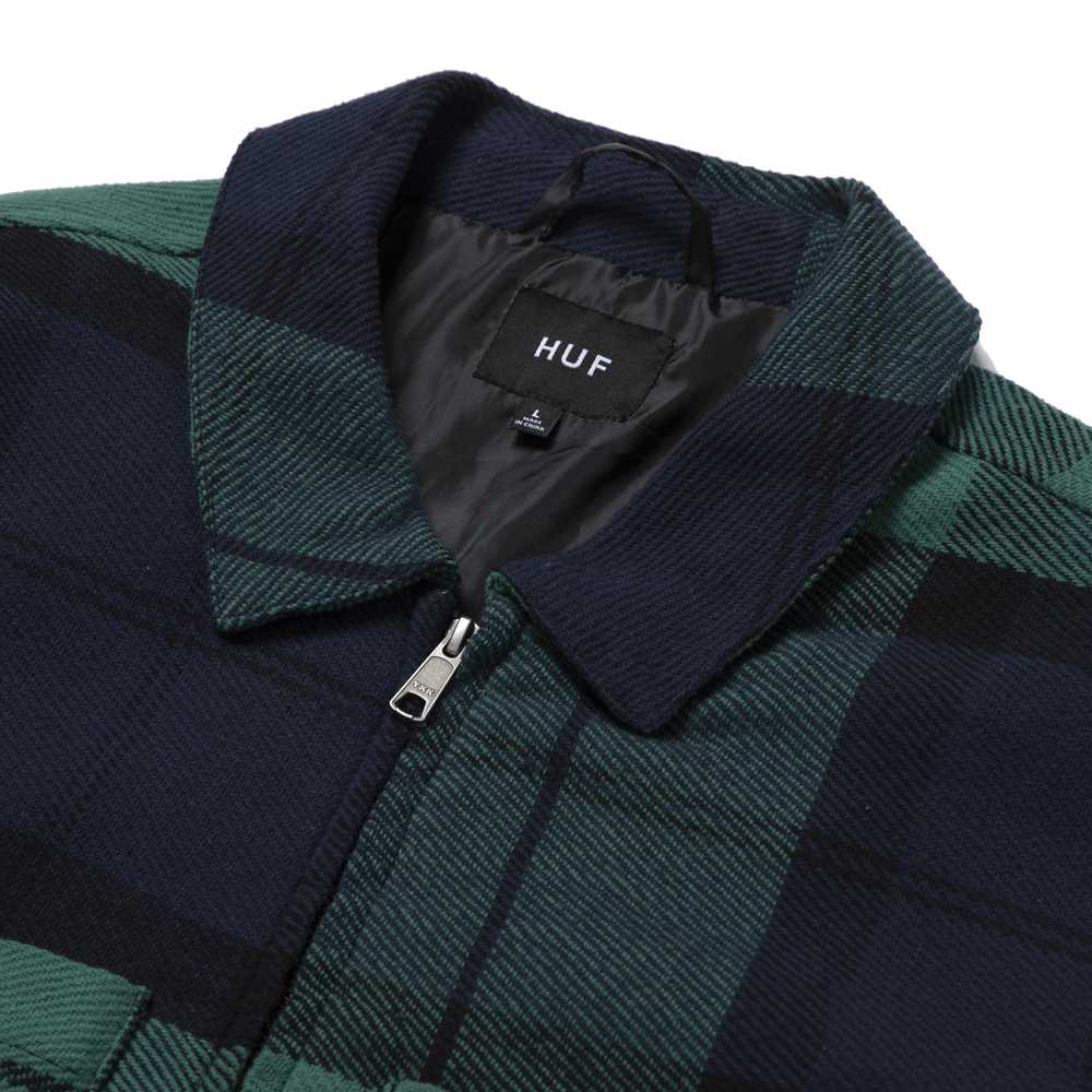 HUF X PLEASURES BLACKWATCH WORK JACKET