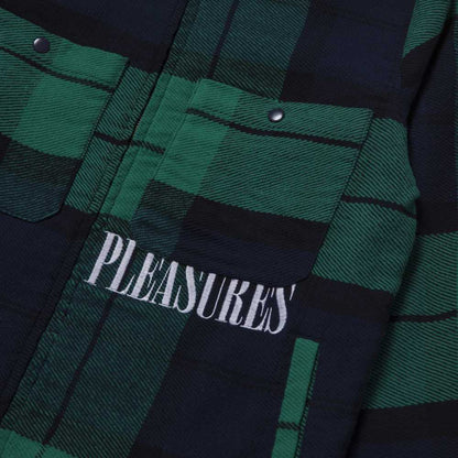 HUF X PLEASURES BLACKWATCH WORK JACKET