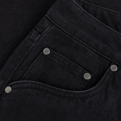 DIME BAGGY DENIM PANTS BLACK