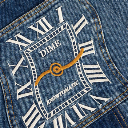 DIME BAGGY DENIM PANTS BLUE