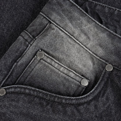 DIME RELAXED DENIM PANTS BLACK