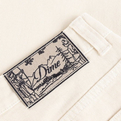 DIME RELAXED DENIM PANTS WHITE