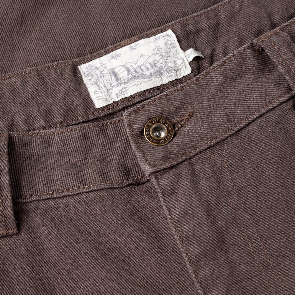 DIME CLASSIC BAGGY DENIM PANTS  BROWN