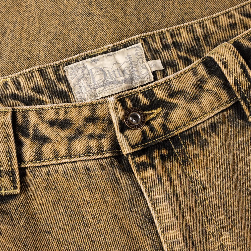 DIME CLASSIC BAGGY DENIM PANTS GOLD