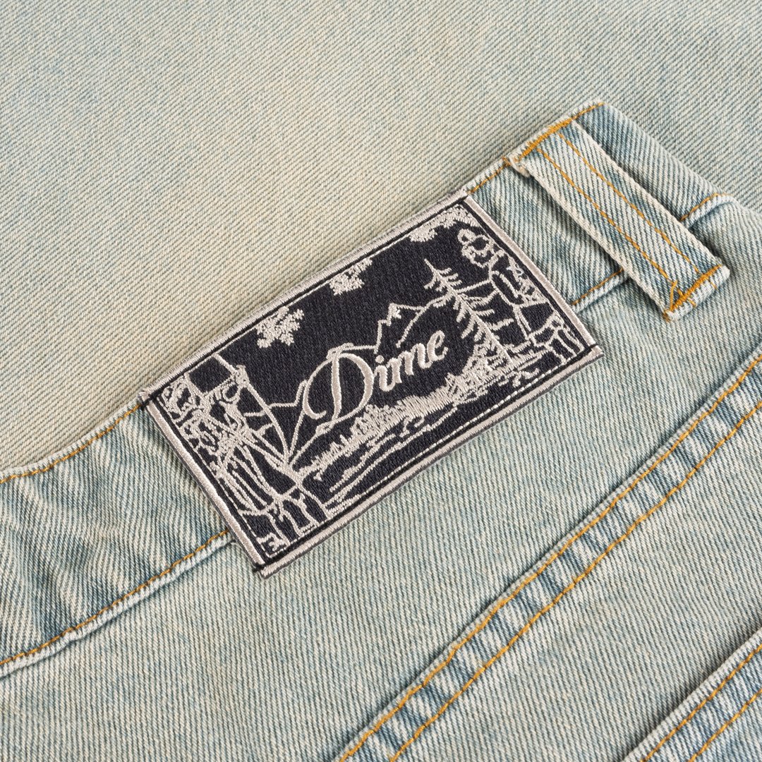 Baggy Denim Pants Light Blue