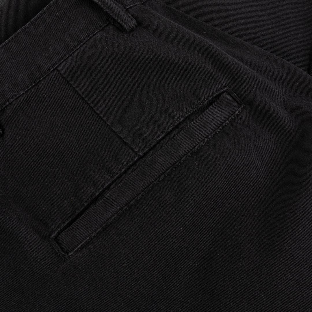 Baggy Chino Pants Black