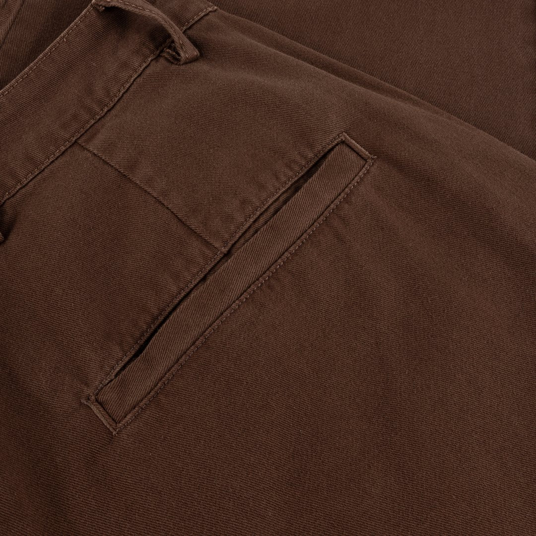 Baggy Chino Pants Brown