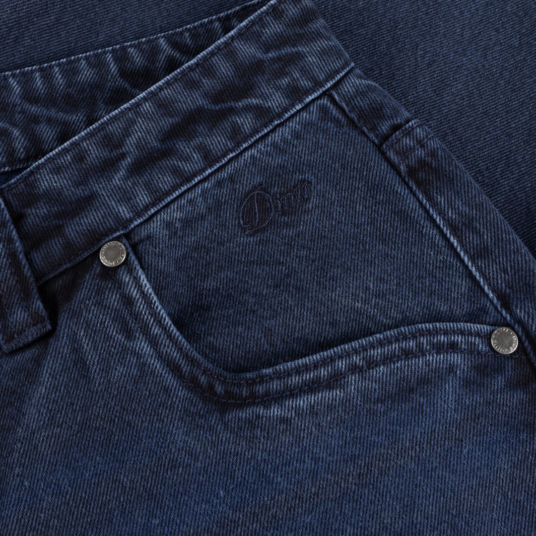 Relaxed Denim Pants Blue