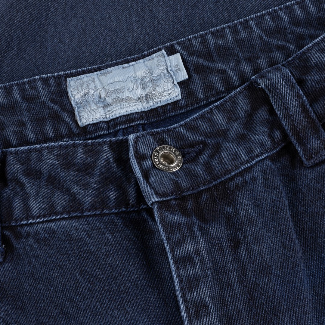 Relaxed Denim Pants Blue