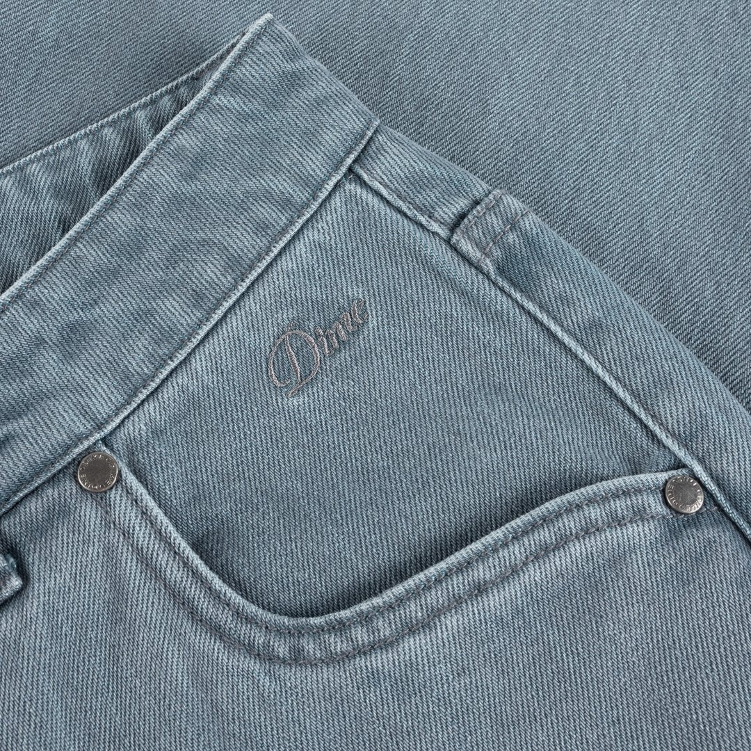 Relaxed Denim Pants Light Blue