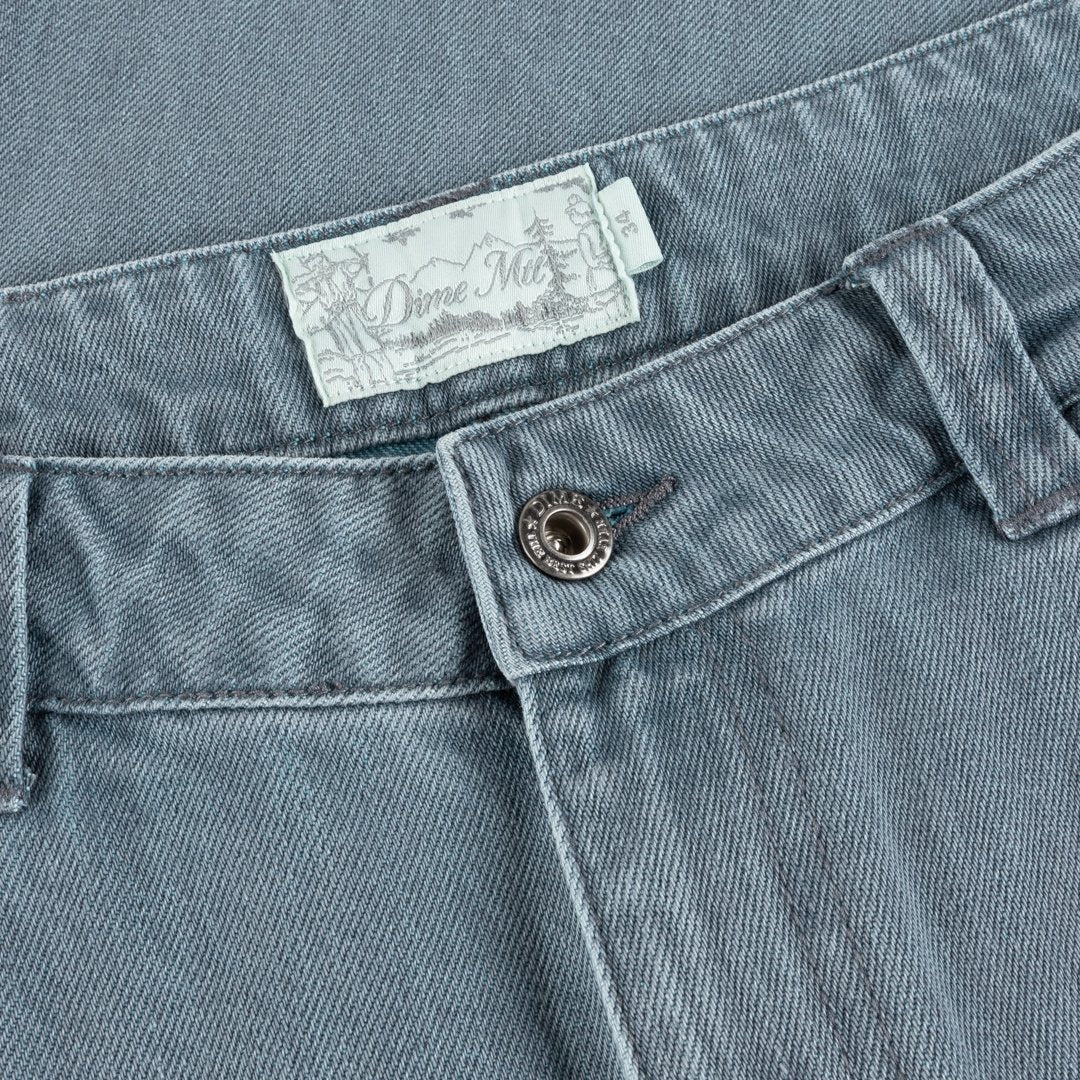 Relaxed Denim Pants Light Blue