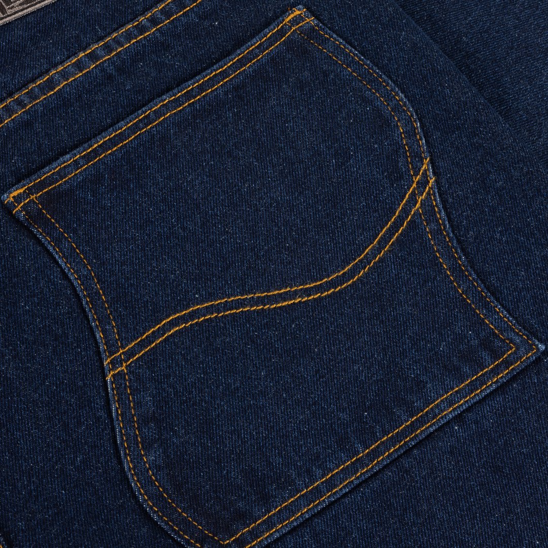 Straight Denim Pants Blue