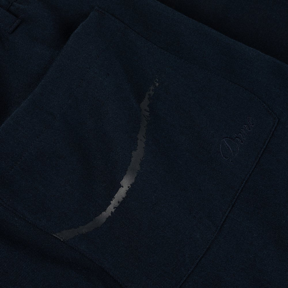 DIME PLEATED TWILL PANTS NAVY