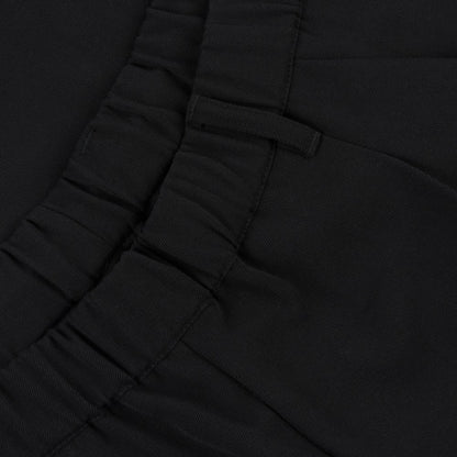 DIME PLEATED TWILL PANTS BLACK