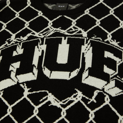 HUF BREAKTHROUGH SWEATER BLACK