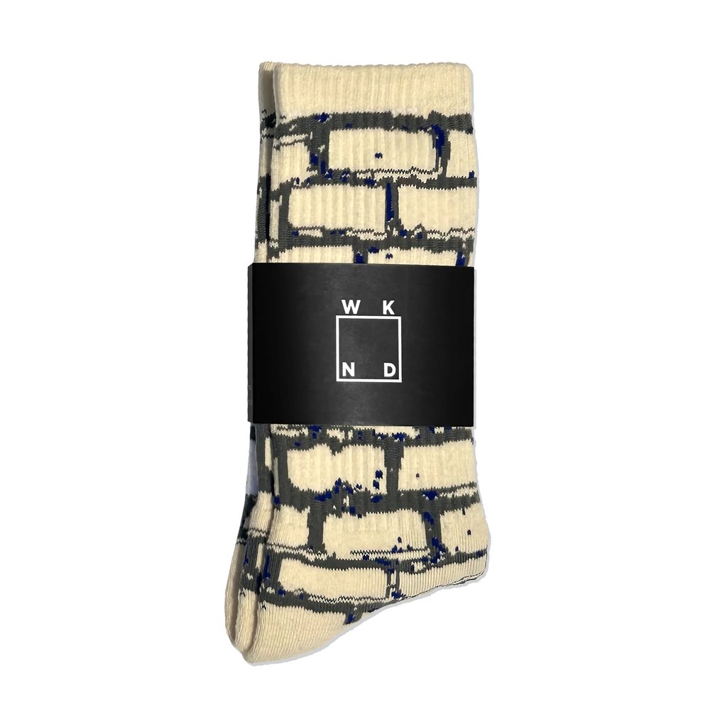 WKND BRICK SOCKS CREAM