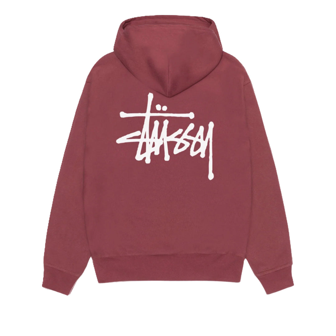 Basic Stussy Hood Burgundy