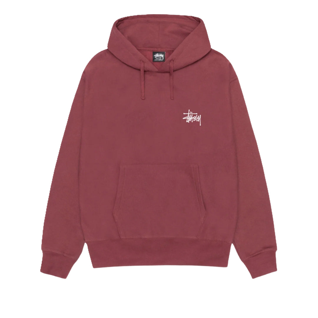 Basic Stussy Hood Burgundy