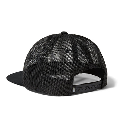 HUF MESH H 6 PANEL HAT BLACK