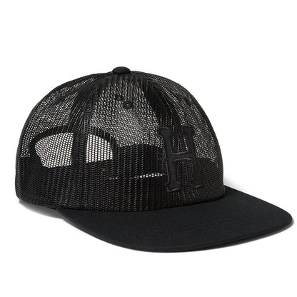 HUF MESH H 6 PANEL HAT BLACK