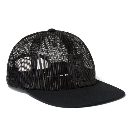HUF MESH H 6 PANEL HAT BLACK