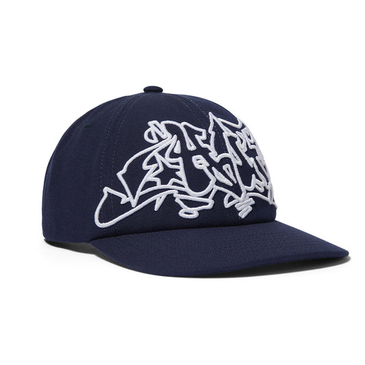 HUF OUTLINES SNAPBACK HAT NAVY