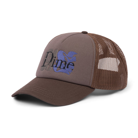 DIME CLASSIC DUO TRUCKER CAP BROWN